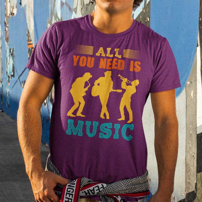 All You Need Is Music Performers Instrumentalists  T-Shirt (Creator Uploaded)