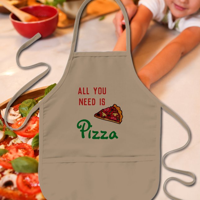 All you Need is Pizza  Kids Apron (Creator Uploaded)
