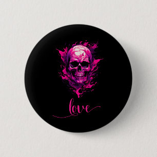 All You Need Is Purple Love And Rock On Valentine´ 6 Cm Round Badge