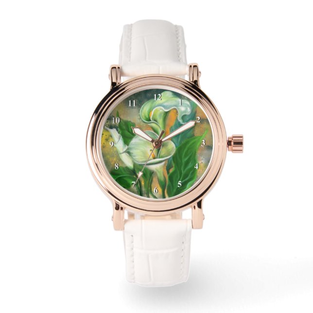 alla Lily Flowers Watch (Front)