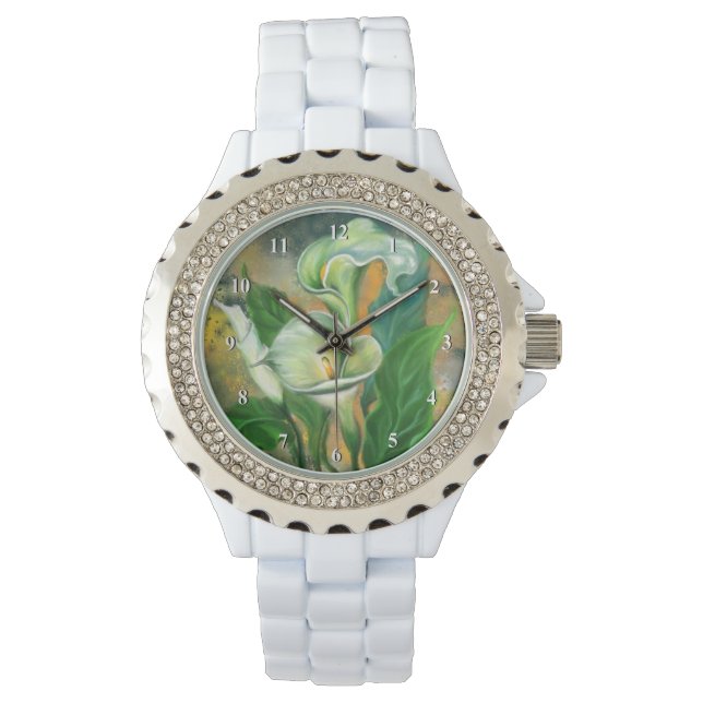 alla Lily Flowers Watch (Front)