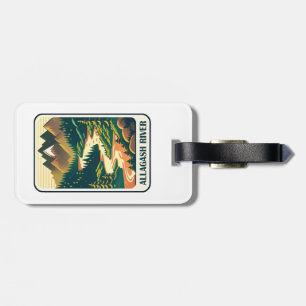 Allagash River Maine Colours Luggage Tag