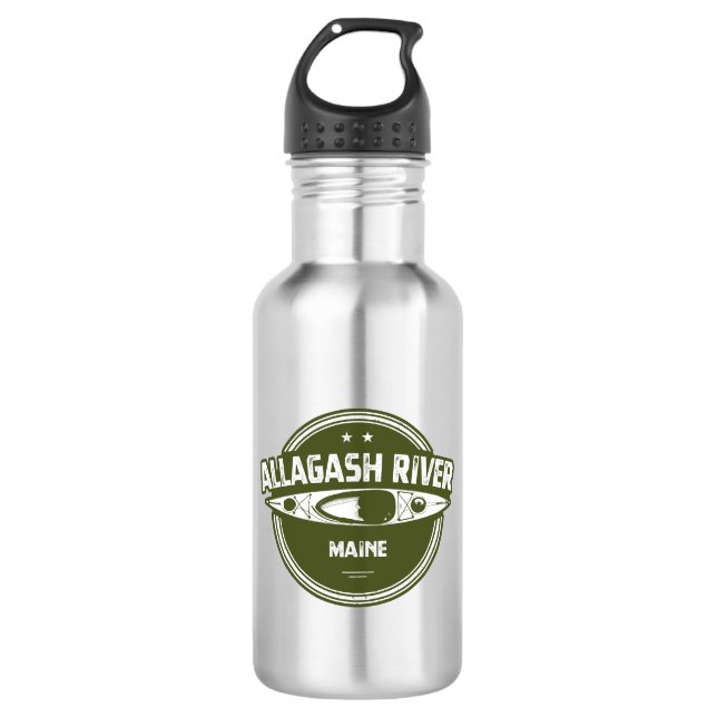 Allagash River Maine Kayak 532 Ml Water Bottle (Front)
