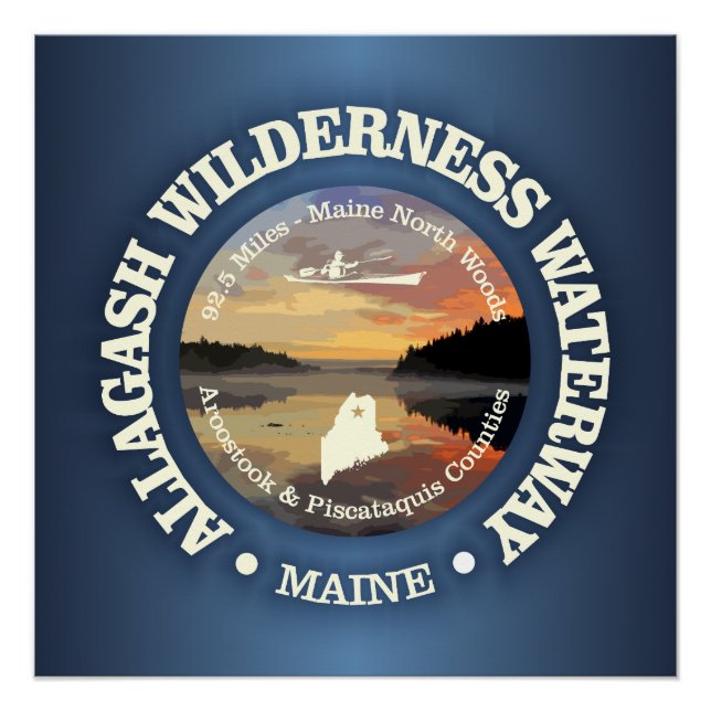 Allagash Wilderness Waterway Poster (Front)