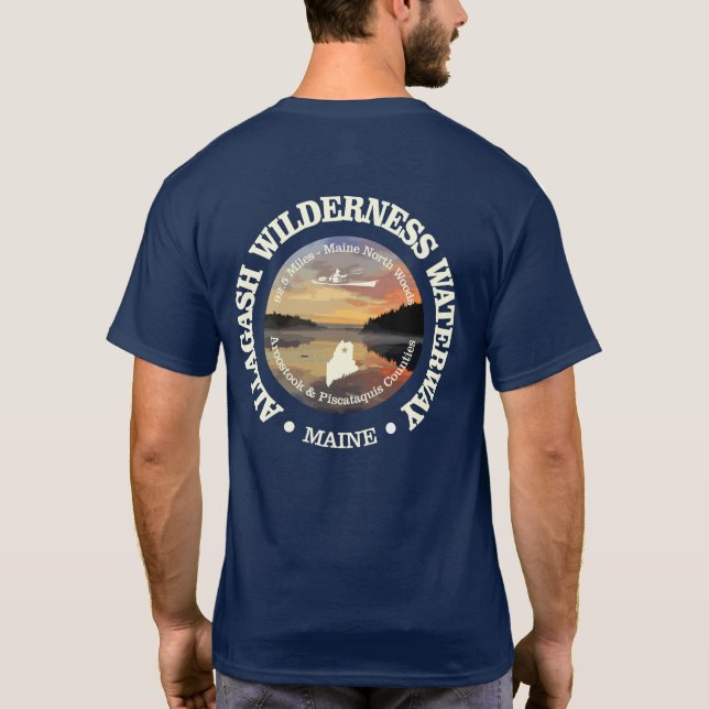 Allagash Wilderness Waterway T-Shirt (Back)