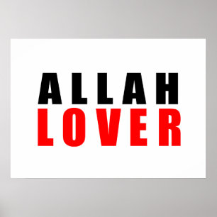Allah lover poster