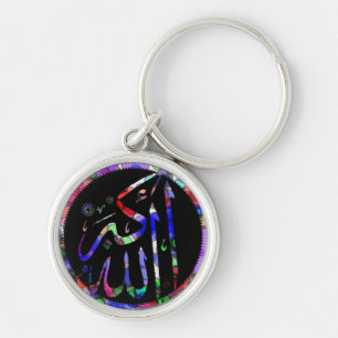 Allahu Akbar 3-D Islamic deluxe keychain