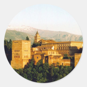allambra classic round sticker