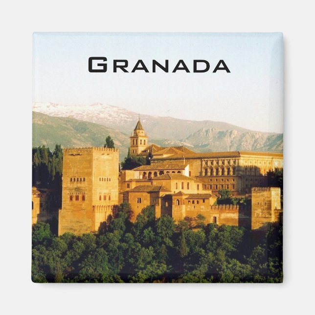 allambra granada view magnet (Front)