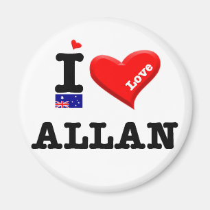 ALLAN - I Love Magnet