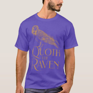 Allan Poe The Raven TShirt Allan Poe Quoth The Rav