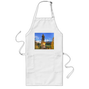 Allan Ramsey And Edinburgh Castle Scotland Long Apron