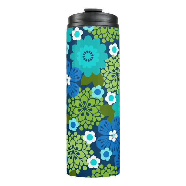 Allana Garden Hawaiian Graphical Floral - Cool Thermal Tumbler (Front)