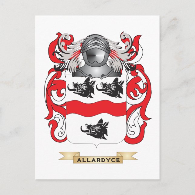 Allardyce Coat of Arms (Family Crest) Postcard (Front)