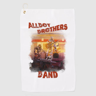 Allbot Brothers Band /Bob's Saucer Repair Golf Towel