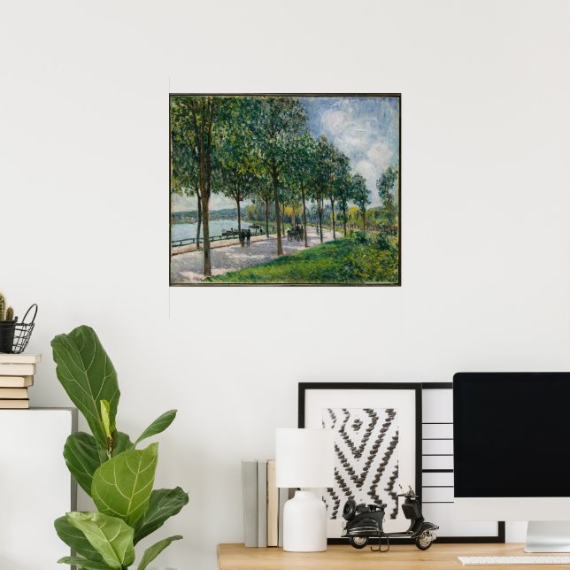Allee of Chestnut Trees, fine art, Poster (Home Office)