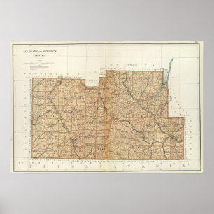 Allegany, Steuben counties Poster