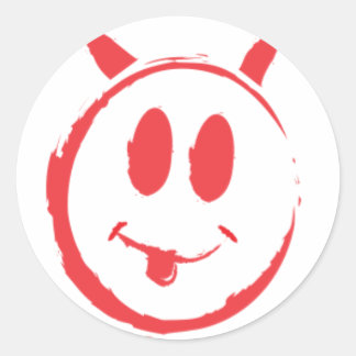 Alleged killer_symbol classic round sticker