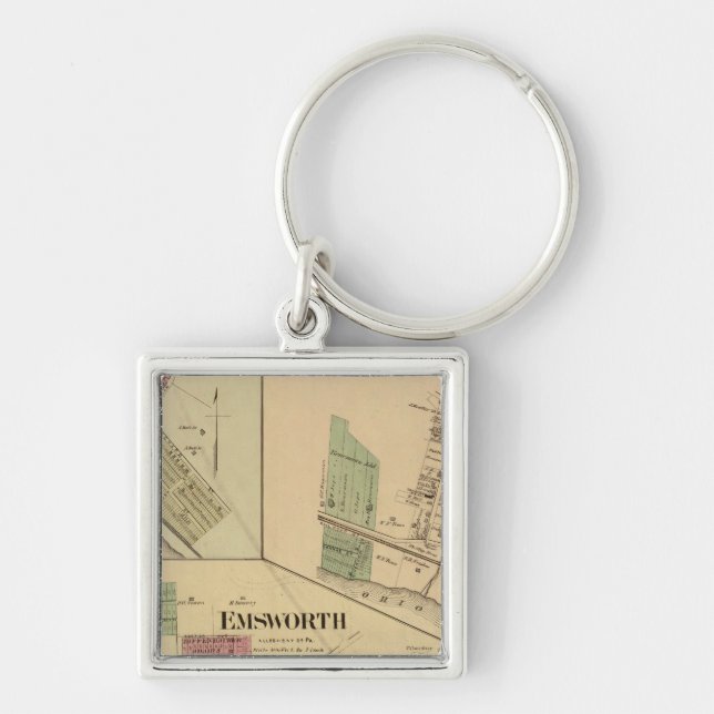 Allegheny County, Pennsylvania Key Ring (Front)