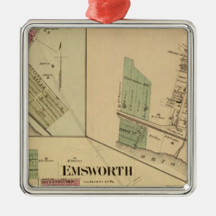 Allegheny County, Pennsylvania Metal Ornament