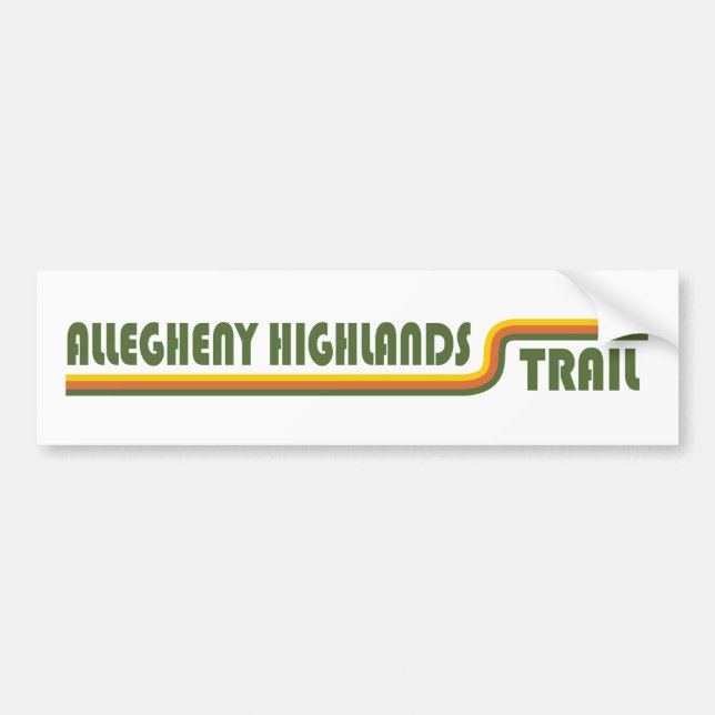 Allegheny Highlands Trail Bumper Sticker (Front)