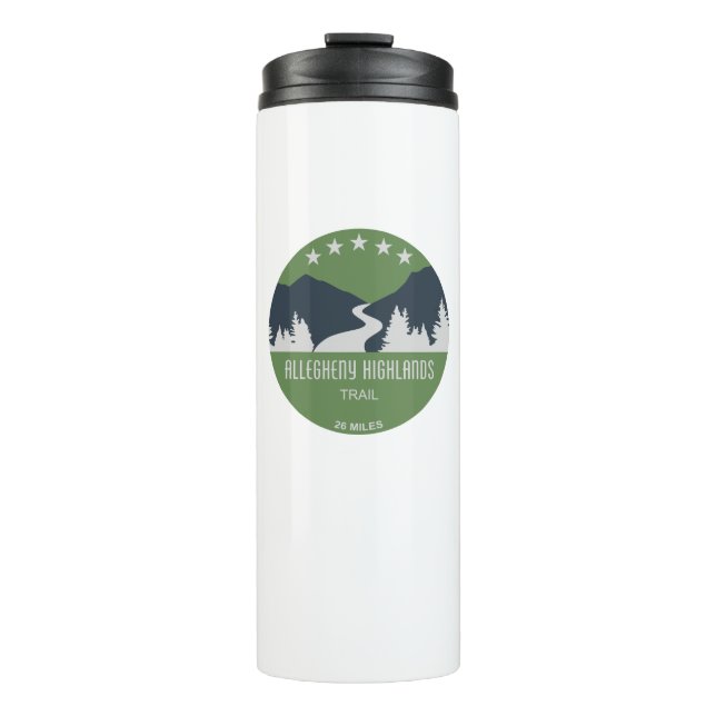 Allegheny Highlands Trail Thermal Tumbler (Front)