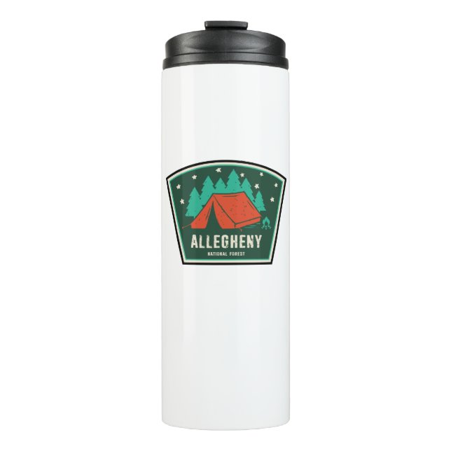Allegheny National Forest Camping Thermal Tumbler (Front)