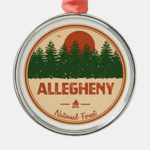 Allegheny National Forest Metal Ornament