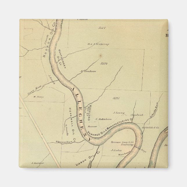 Allegheny River Magnet (Front)