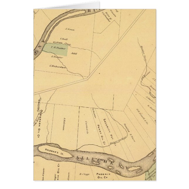 Allegheny River Pa, Map (Front)