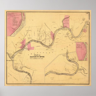 Allegheny River, PA Poster