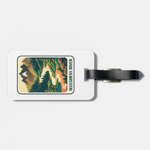 Allegheny River Pennsylvania Colours Luggage Tag