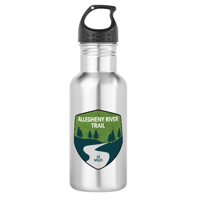 Allegheny River Trail 532 Ml Water Bottle (Front)