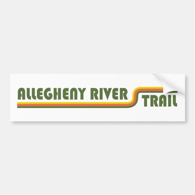 Allegheny River Trail Bumper Sticker (Front)
