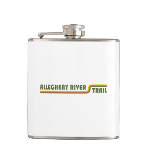Allegheny River Trail Hip Flask