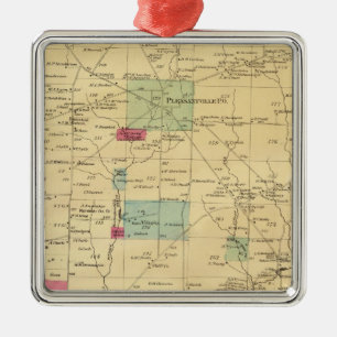 Allegheny Township Metal Tree Decoration