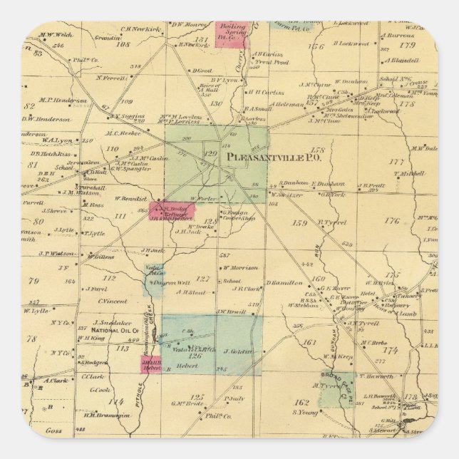 Allegheny Township Square Sticker (Front)