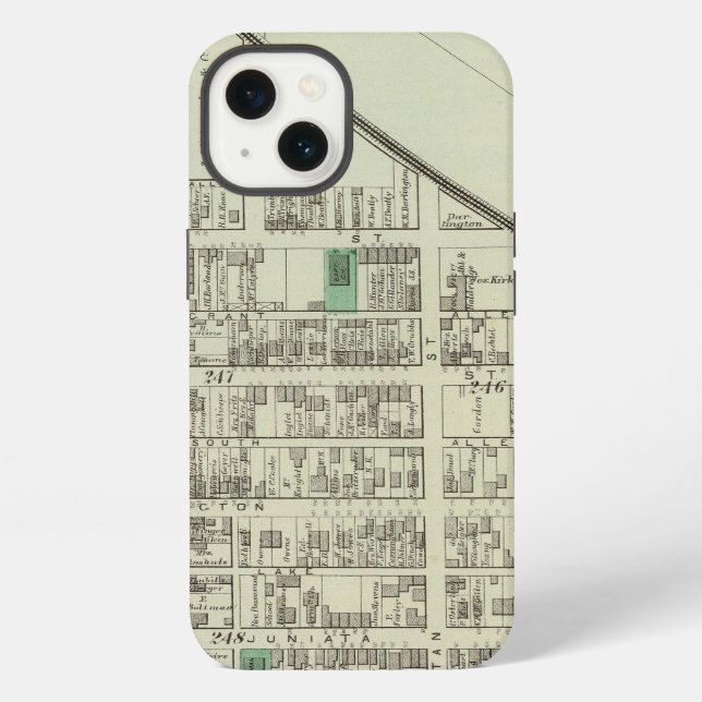 Allegheny ward 6 iPhone case (Back)
