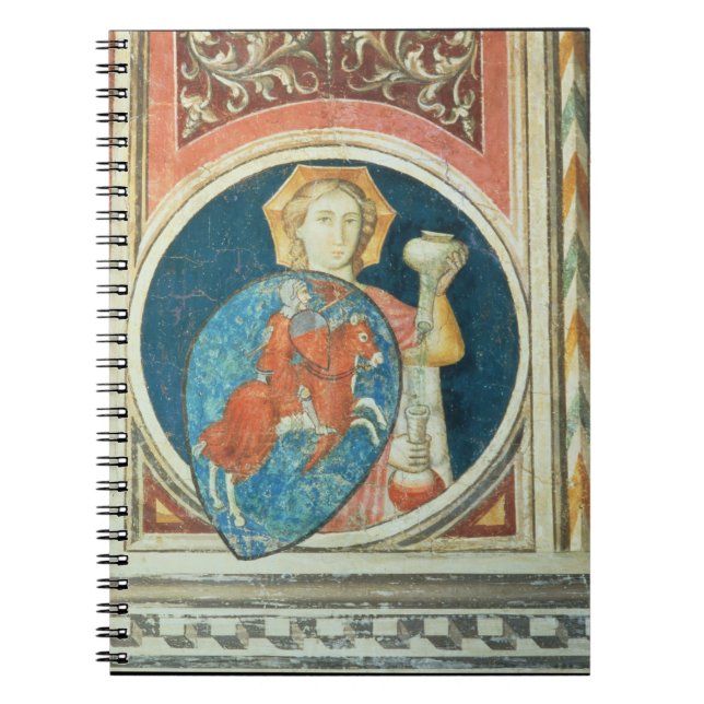 Allegorical figure of Temperance, one of several d Notebook (Front)