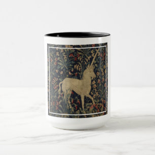 Allegorical "Millefleurs" Tapestry with Animals Mug