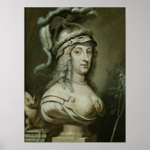 Allegorical Portrait of Queen Christina of Poster