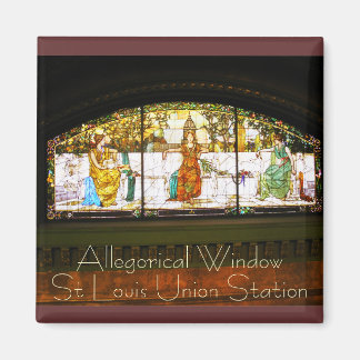 Allegorical Window - ST Louis Union Station Magnet
