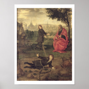 Allegory, c.1485-90 (oil on panel) poster