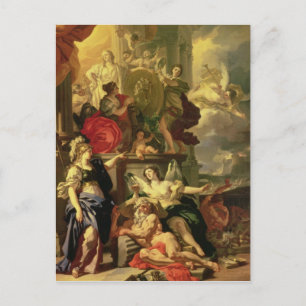 Allegory of a Reign, 1690 Postcard