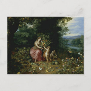 Allegory of Abundance Postcard