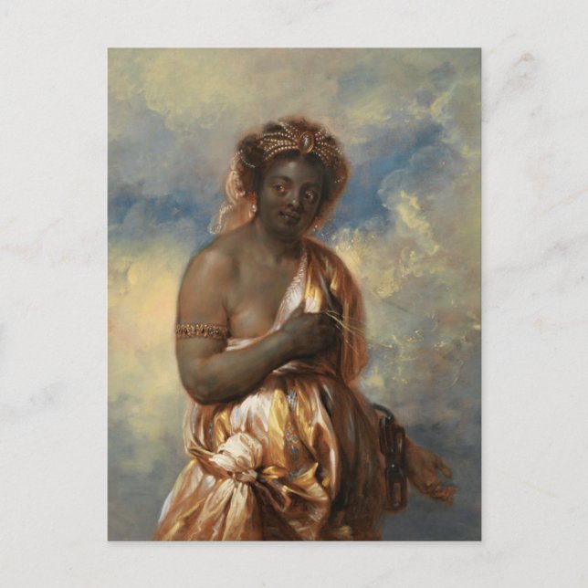 Allegory of Africa by Boeckhorst Postcard (Front)