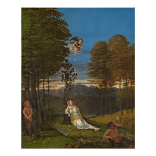 Allegory of Chastity, c. 1505 (oil on panel) Poster
