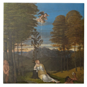 Allegory of Chastity, c. 1505 (oil on panel) Tile