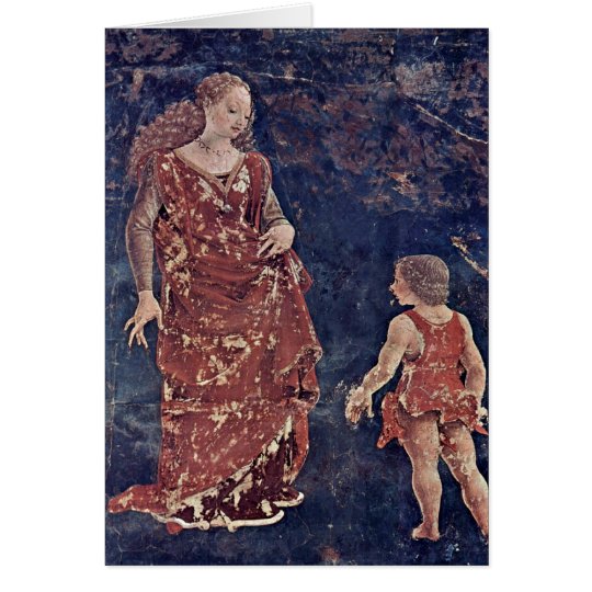 Allegory Of Fertility By Francesco Del Cossa Card