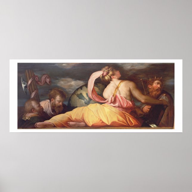 Allegory of Geography Poster (Front)